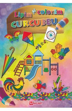 Coperta cărții 'Lipim și colorăm. Curcubeu'