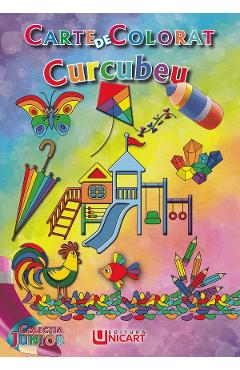 Carte de colorat. Curcubeu