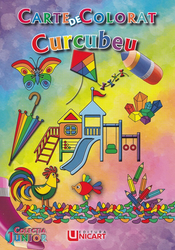 Coperta cărții 'Carte de colorat. Curcubeu'