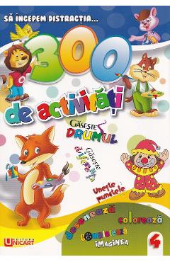 Coperta cărții '300 de activități. Cartea 4'