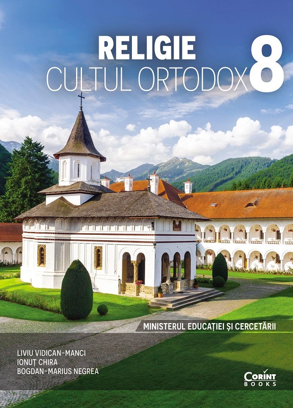 Coperta cărții 'Religie. Cultul ortodox - Clasa 8 - Manual - Liviu Vidican-Manci, Ionuț Chira, Bogdan-Marius Negrea'