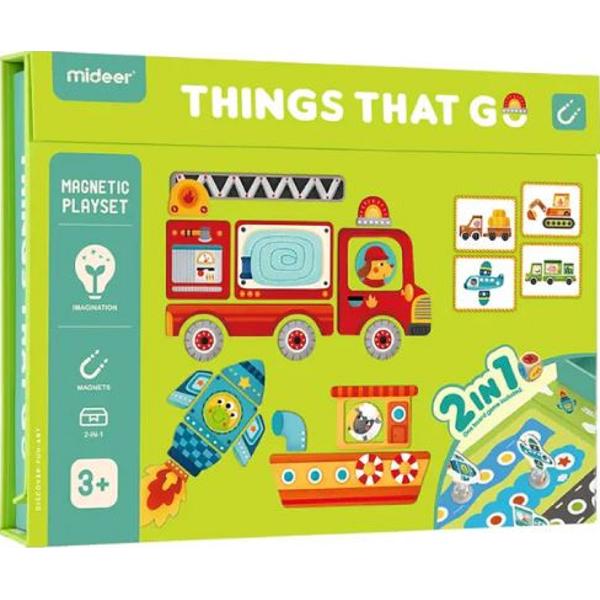 Puzzle carte magnetica: Things That Go