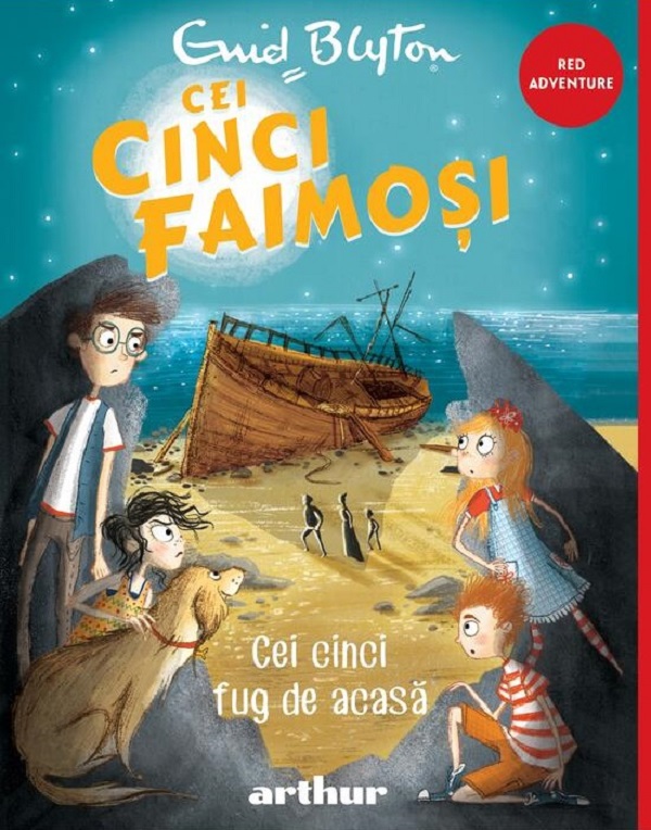 Coperta cărții 'Cei cinci fug de acasă. Seria Cei cinci faimoși Vol.3 - Enid Blyton'