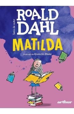 Coperta cărții 'Matilda - Roald Dahl'