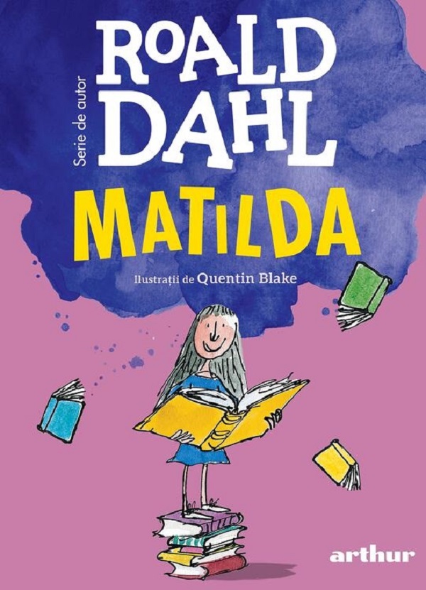 Coperta cărții 'Matilda - Roald Dahl'