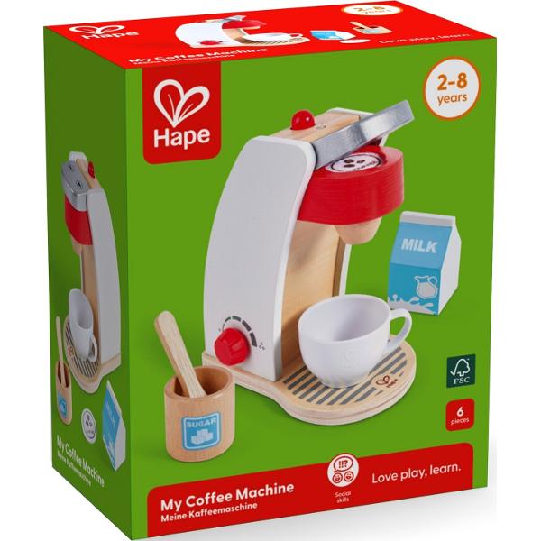 Jucarie din lemn: Aparat de cafea
