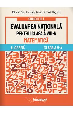 Coperta cărții 'Evaluarea Națională - Clasa 8 - Matematică - Răzvan Ceucă, Ioana Iacob, Andrei Plugariu'