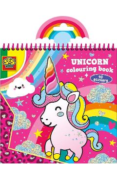 Coperta cărții 'Carte de colorat. Unicorn'