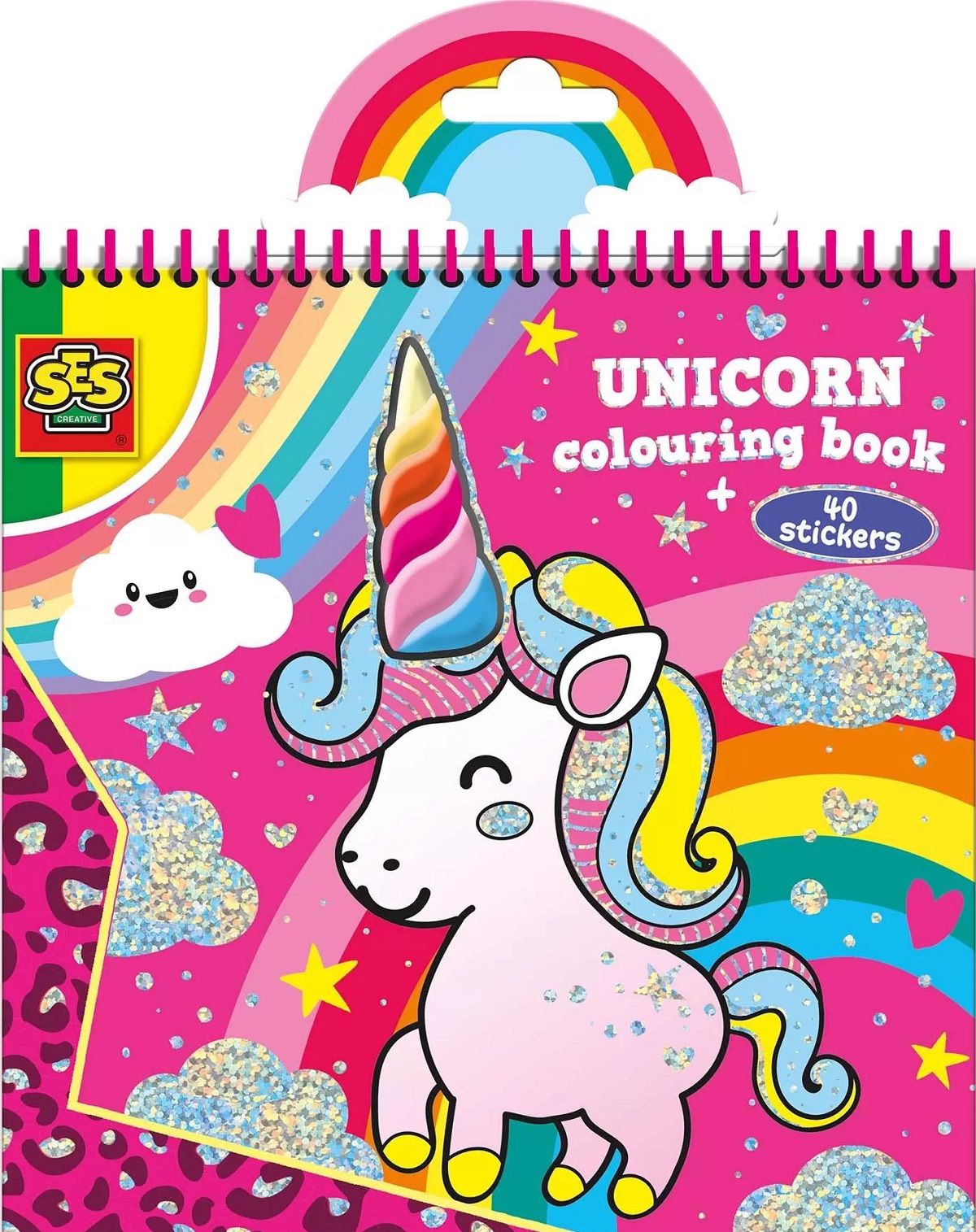 Coperta cărții 'Carte de colorat. Unicorn'