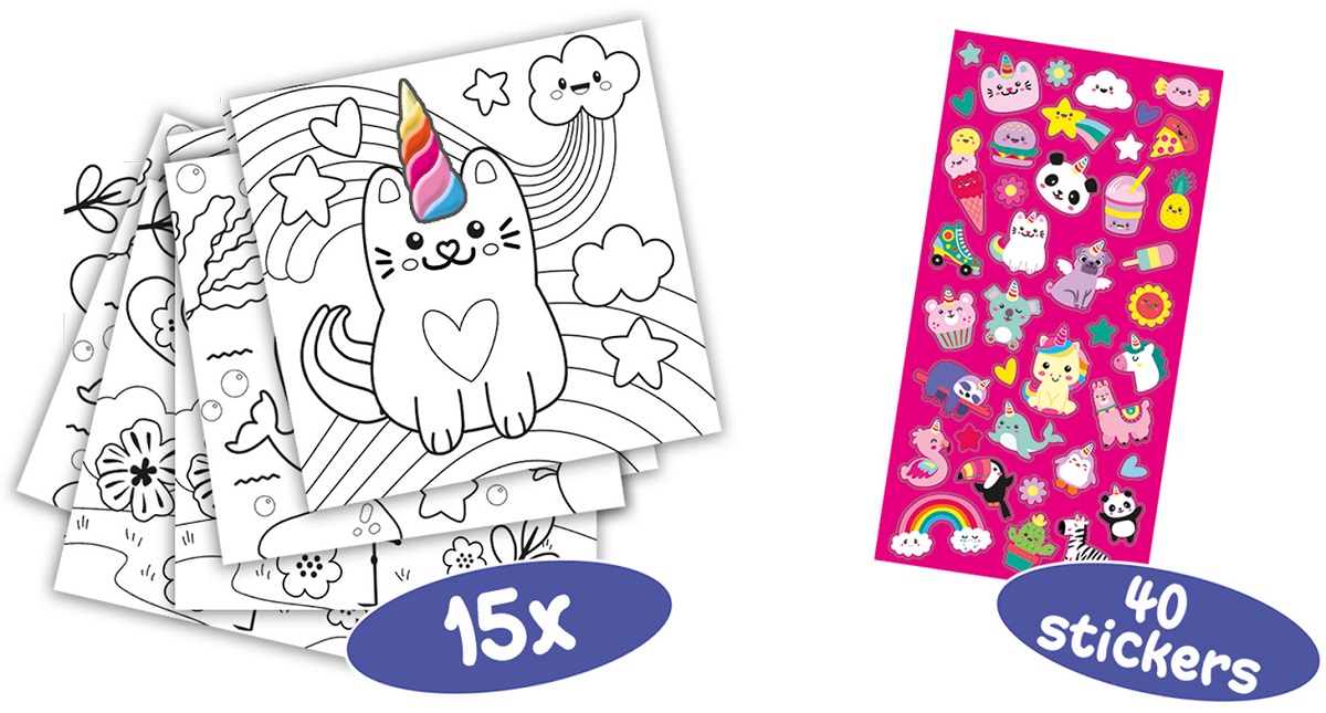 Coperta cărții 'Carte de colorat. Unicorn'