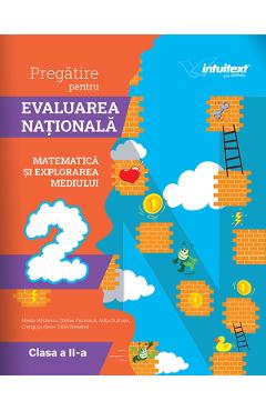 Coperta cărții 'Pregătire pentru Evaluarea Națională. Matematică și explorarea mediului - Clasa 2 - Mirela Mihăescu, Ștefan Pacearcă,'