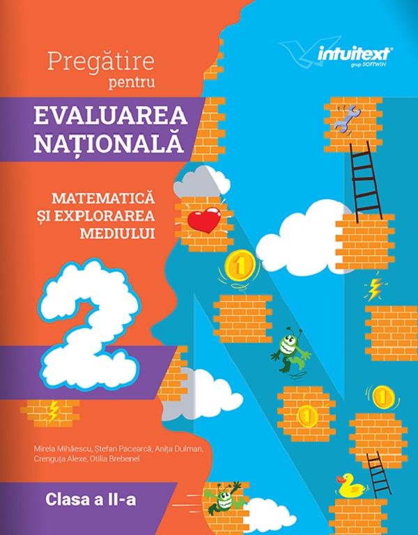 Coperta cărții 'Pregătire pentru Evaluarea Națională. Matematică și explorarea mediului - Clasa 2 - Mirela Mihăescu, Ștefan Pacearcă,'