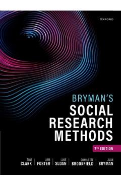Coperta cărții 'Bryman's Social Research Methods - Tom Clark'