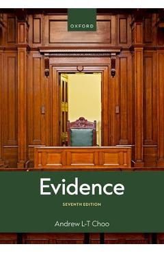 Coperta cărții 'Evidence - Andrew Choo'