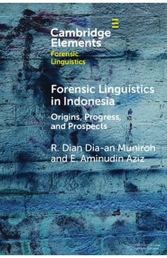 Coperta cărții 'Forensic Linguistics in Indonesia - R. Dian Dia-an Muniroh'