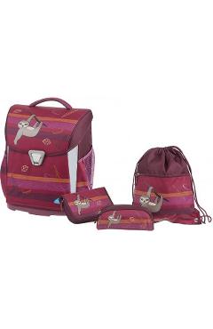 Imaginea produsului 'Set Lazy Lewis Roșu: Ghiozdan + Penar + Etui + Sac sport'