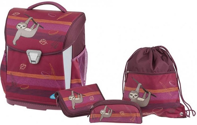 Imaginea produsului 'Set Lazy Lewis Roșu: Ghiozdan + Penar + Etui + Sac sport'