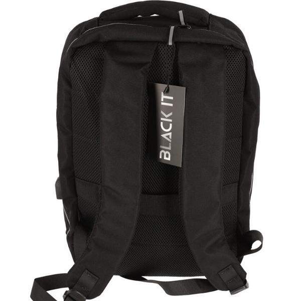 Ghiozdan laptop black IT Negru