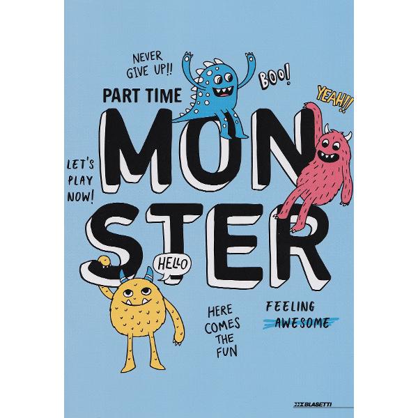 Caiet matematica A4. Monster