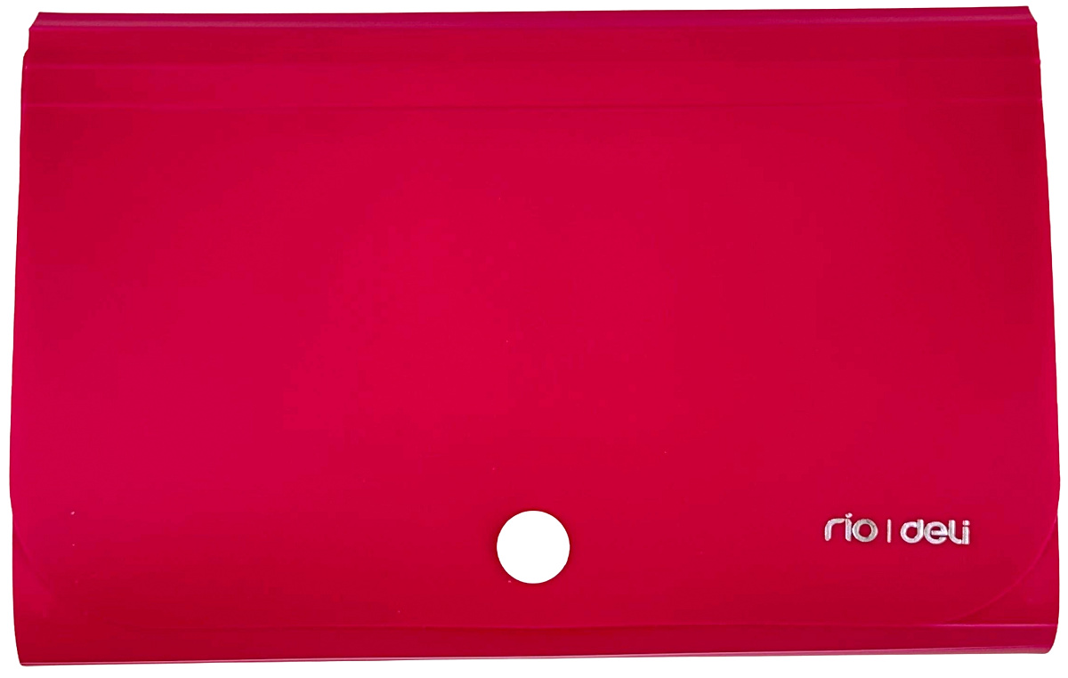 Imaginea produsului 'Mapă plastic A6 12 separatoare. Roz neon'