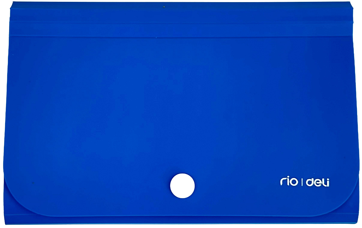 Imaginea produsului 'Mapă plastic A6 12 separatoare. Bleu neon'