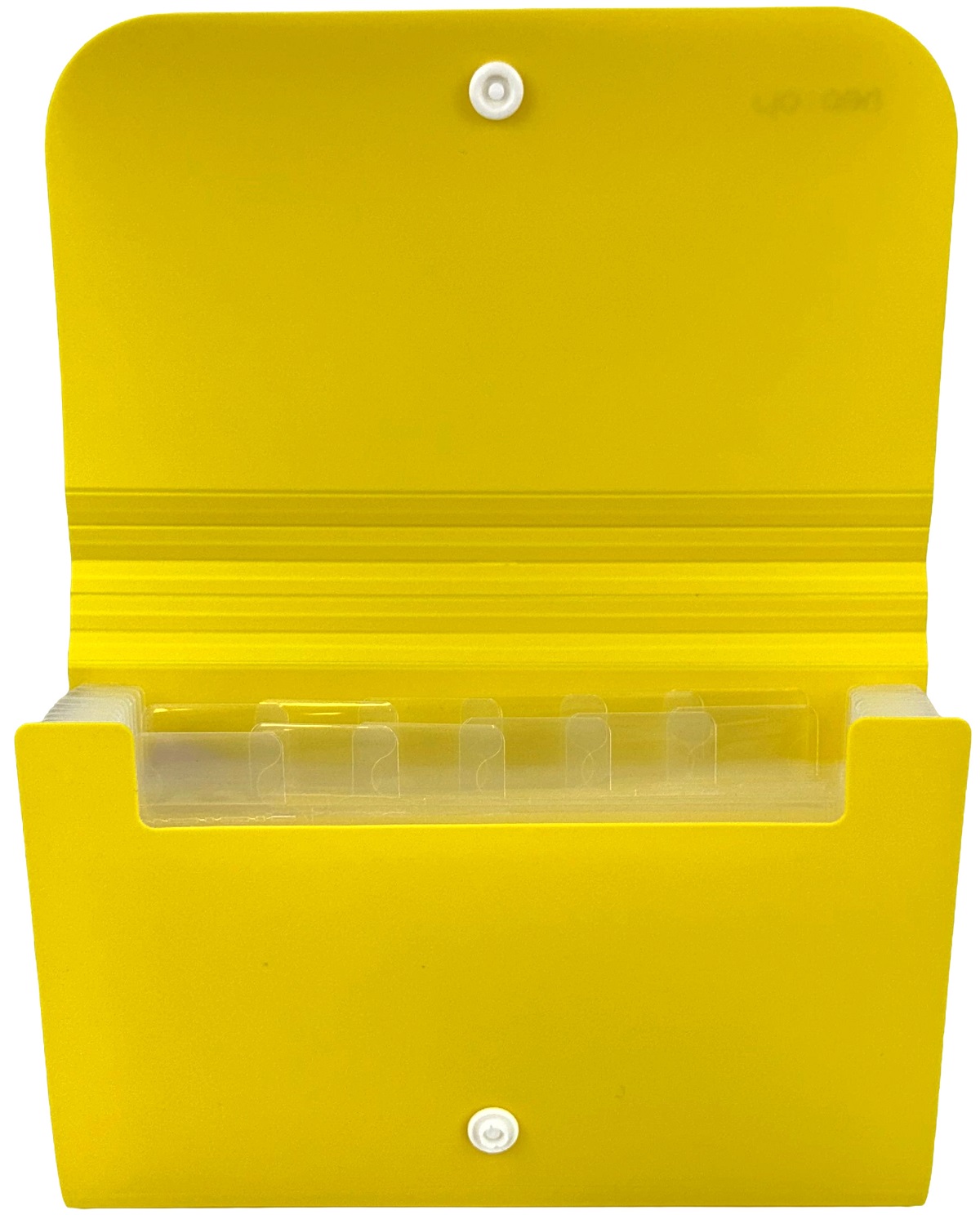 Imaginea produsului 'Mapă plastic A6 12 separatoare. Galben neon'