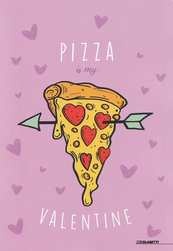 Imaginea produsului 'Caiet matematică A4. Pizza is My Valentine'