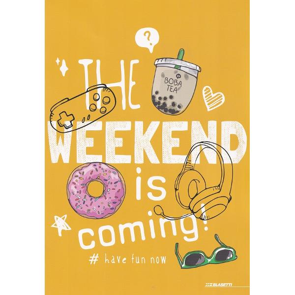 Caiet dictando A4. The Weekend is Coming