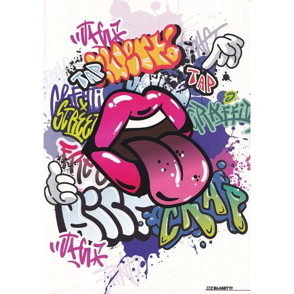 Caiet dictando A4. Graffiti