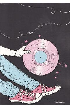 Imaginea produsului 'Caiet dictando A4. You are the music in me'