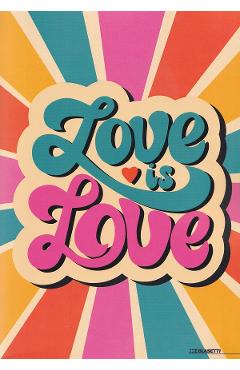 Imaginea produsului 'Caiet dictando A4. Love is Love'