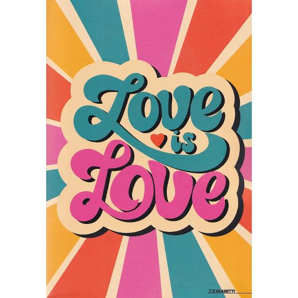Caiet dictando A4. Love is Love