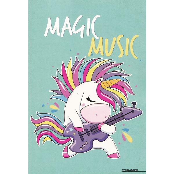 Caiet dictando A4. Magic Music