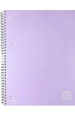 Imaginea produsului 'Caiet matematică cu spiră A4. Mov pastel'