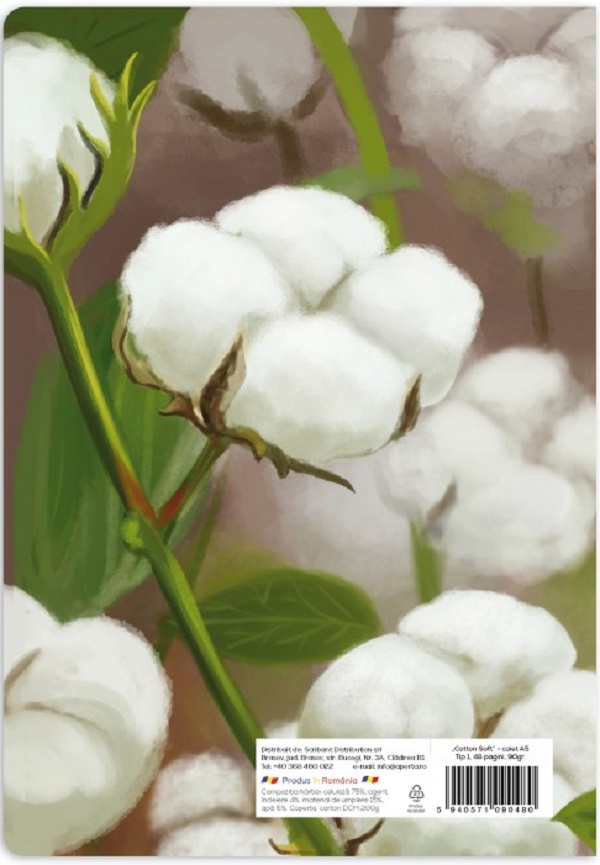 Imaginea produsului 'Caiet dictando A5 Tip 1 24 file: Cotton Soft'