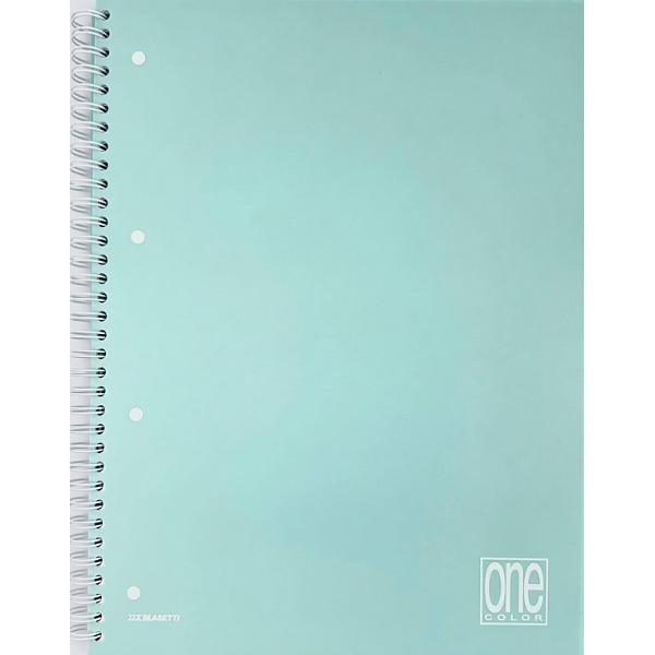 Caiet matematica cu spira A4. Verde pastel