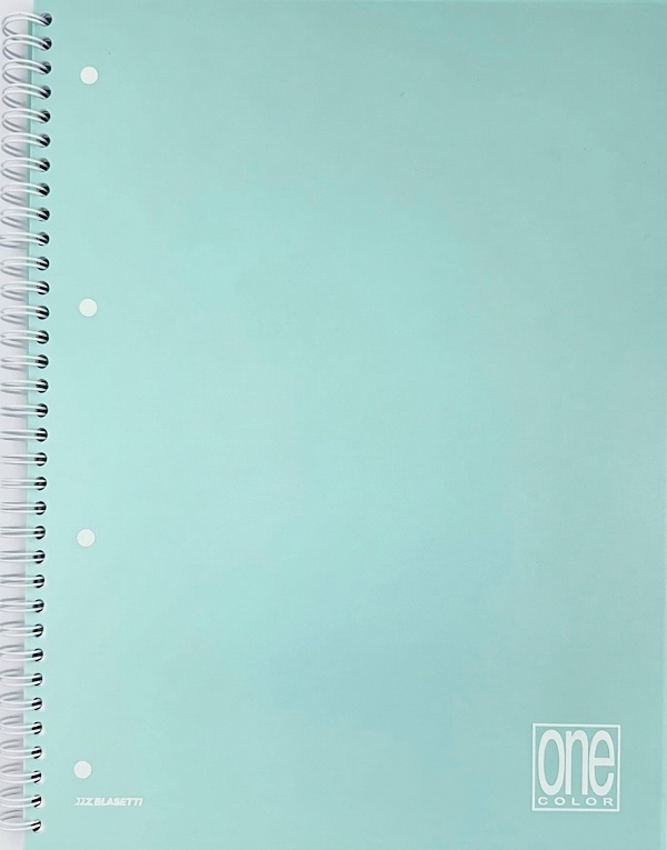 Imaginea produsului 'Caiet matematică cu spiră A4. Verde pastel'