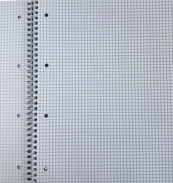 Imaginea produsului 'Caiet matematică cu spiră A4. Verde pastel'
