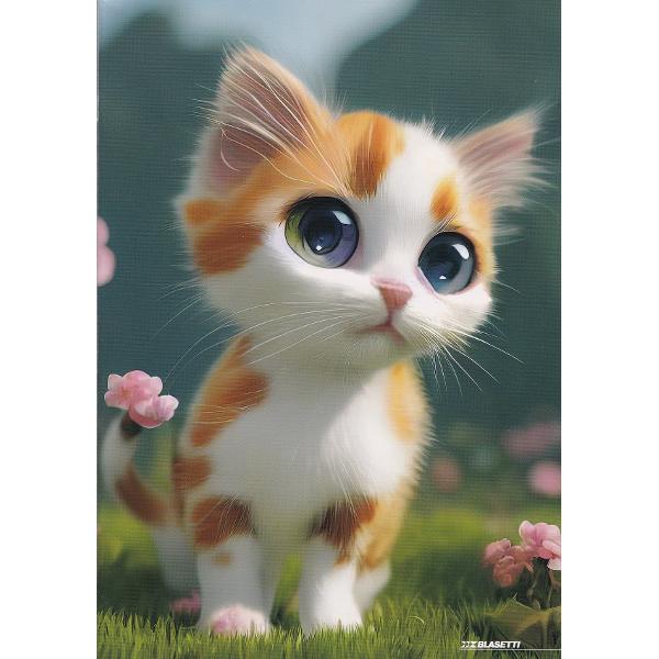 Caiet matematica A4. Kitty