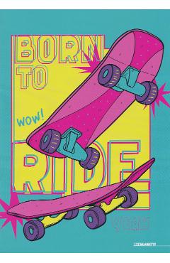 Imaginea produsului 'Caiet matematică A4. Born to Ride'