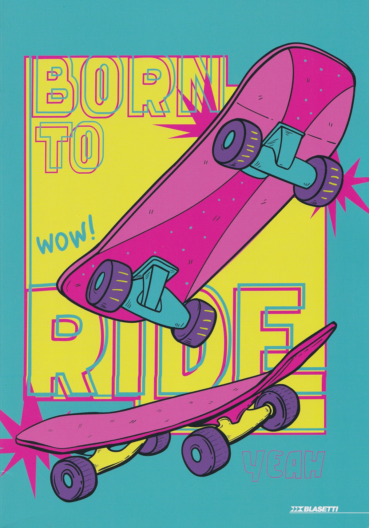 Imaginea produsului 'Caiet matematică A4. Born to Ride'