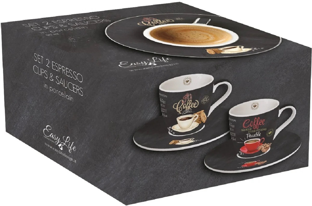 Imaginea produsului 'Set 2 cești espresso. It's coffee time'