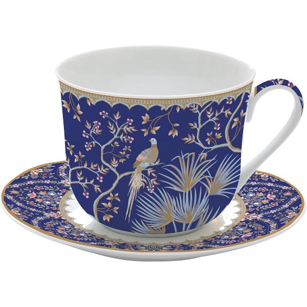 Set cana cu farfurie: Eclectic Chic
