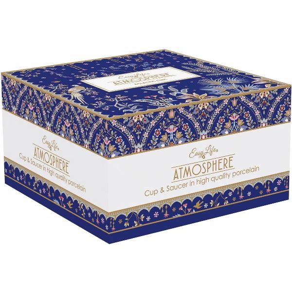 Set cana cu farfurie: Eclectic Chic