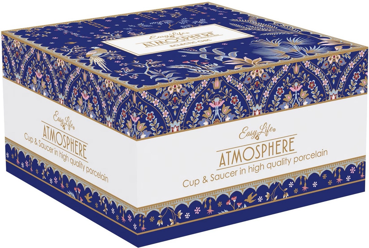 Imaginea produsului 'Set cană cu farfurie: Eclectic Chic'