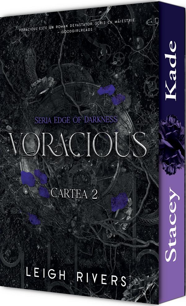 Coperta cărții 'Voracious. Seria Edge of Darkness Cartea 2 - Leigh Rivers'