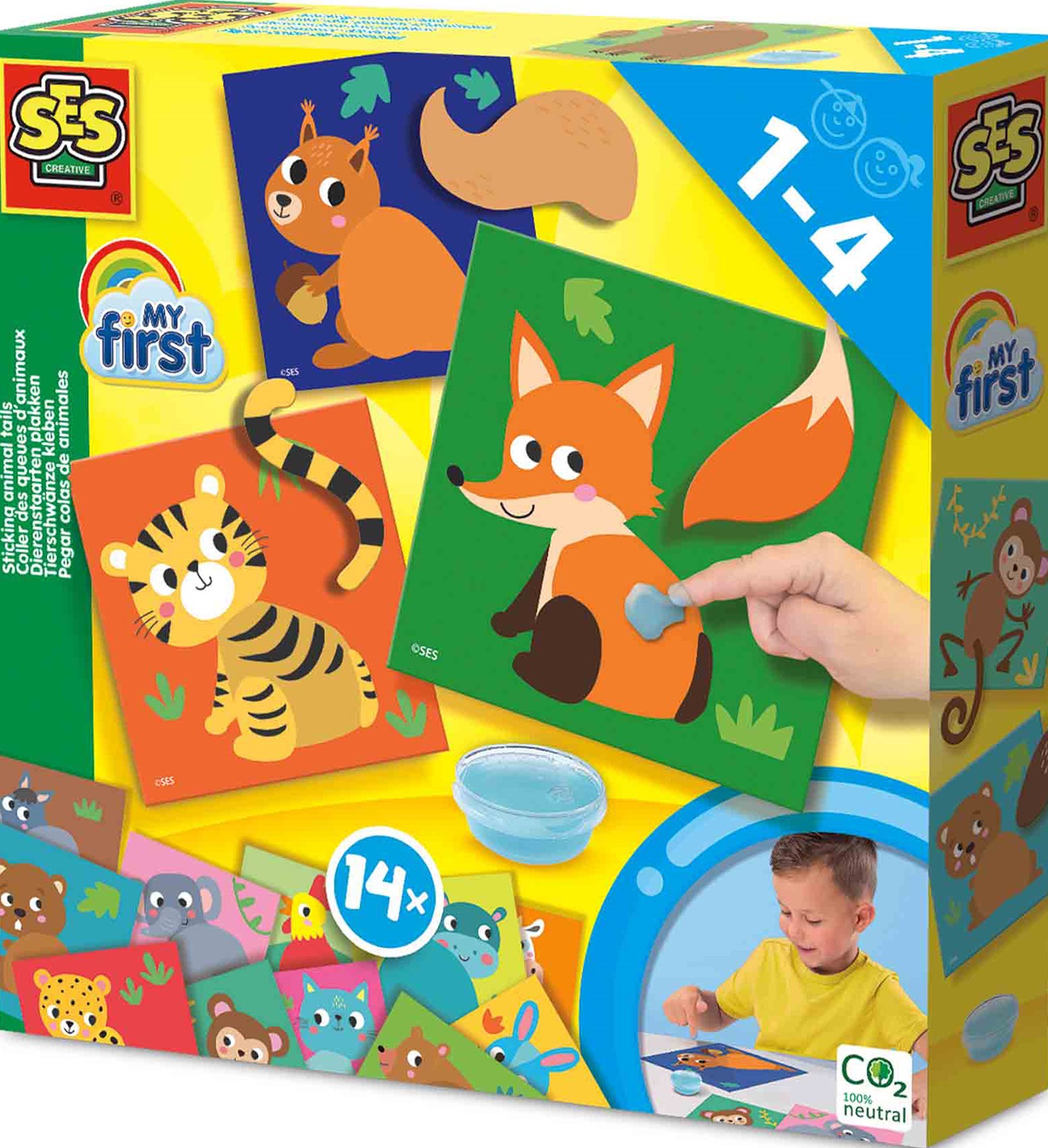 Imaginea produsului 'Set creativ de lipit cozi la animale'