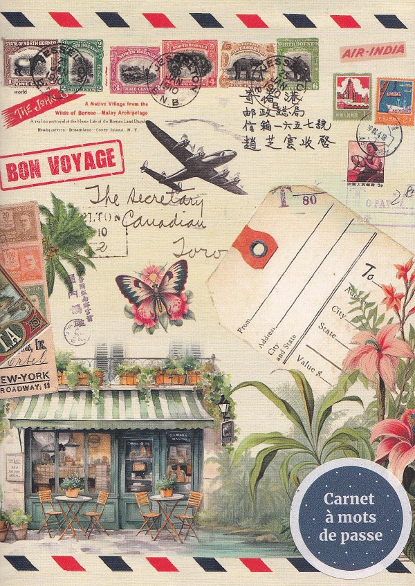 Imaginea produsului 'Carnet pentru parole. Bon voyage'