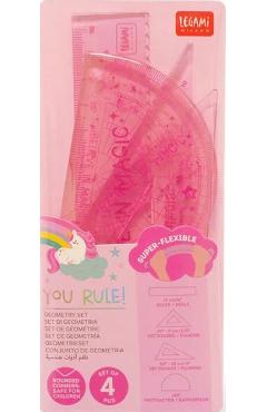 Imaginea produsului 'Set 4 instrumente geometrie: Unicorn'