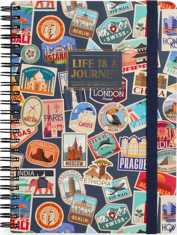Imaginea produsului 'Caiet cu spirală A4. Travel stickers'